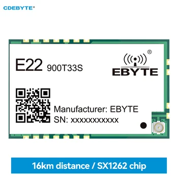 SX1262 868/915 МГц 2 Вт Беспроводной модуль LoRa CDEBYTE E22-900T33S IPEX Сетевой Ретранслятор 16 км на Большие Расстояния LBT RSSI SMD Модуль