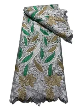 Африканская гипюровая кружевная ткань, нигерийская кружевная ткань для свадьбы, высокое качество