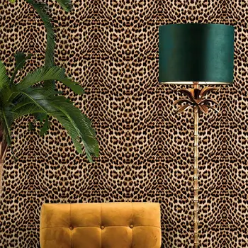 Декоративные наклейки с леопардовым рисунком для мебели, виниловые самоклеящиеся водонепроницаемые обои, съемные наклейки на стену
