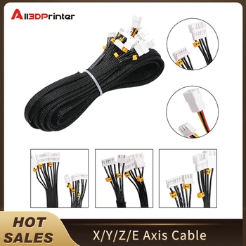 Комплект удлинительных кабелей CR-10 для 3D-принтера длиной 1 М, удлинительный кабель X/Y/Z/E Axis, кабель от мужчины к женщине Для кабеля серии Ender-3 CR-10
